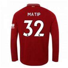 Домашняя кофта Ливерпуль сезон 2018/19 с длинным рукавом Жоэль Матип 32