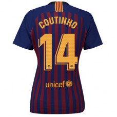 Барселона Женская футболка игрока Коутиньо домашняя 2018/19