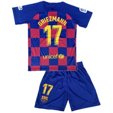 Барселона (Barcelona) Форма для футбола на ребенка домашняя 2020-2021 Гризманн 7