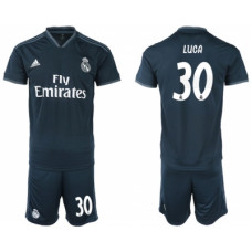 Реал Мадрид футбольная форма детская гостевая номер 30 Люка Зидан 2018/19