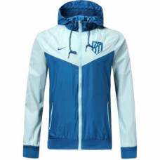Куртка легкая Атлетико Мадрид сине-голубая сезон 2018/19