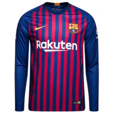 Домашняя футболка Барселоны с длинным рукавом 2018-2019