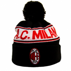 Теплая шапка Милан с помпоном