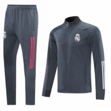 Серо-бело-розовый тренировочный костюм Реал Мадрид 2020-2021 сезона