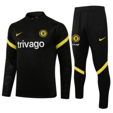 Челси детский спортивный костюм 2021-2022 черный