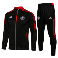 Манчестер Юнайтед детский спортивный костюм 2021-2022 черный