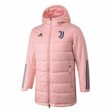 Ювентус утепленная куртка 2021-2022 розовая