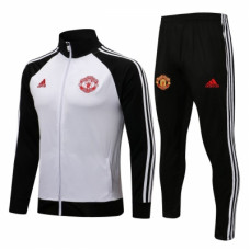 Манчестер Юнайтед спортивный костюм 2021-2022 черно-белый