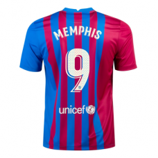 Барселона футболка домашняя 2021-2022 Мемфис 9