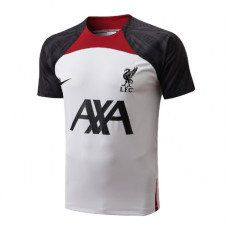 Ливерпуль тренировочная футболка бело-чёрная  2022-2023