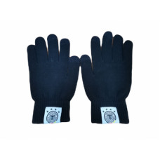 Сборная Германии перчатки вязаные сенсорные чёрные