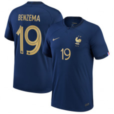 Сборная Франции домашняя футболка 2022-2023 Бензема 19