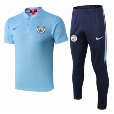 Тренировочный костюм Манчестер Сити сине-голубого цвета сезон 2018/19