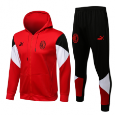 Милан спортивный костюм с капюшоном 2021-2022 красный