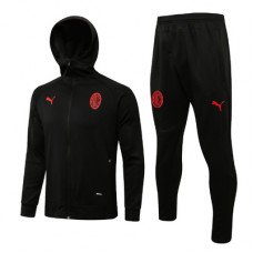 Милан спортивный костюм с капюшоном 2021-2022 чёрный